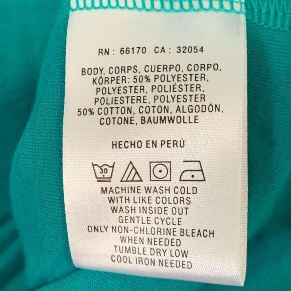 Leifnotes Anthropologie Asymmetrical Tank Top Teal - Picture 5 of 7